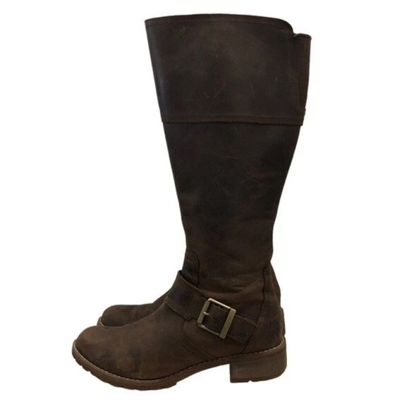 Timberland 🤩Brown Leather Knee-High Boots - Picture 2 of 7